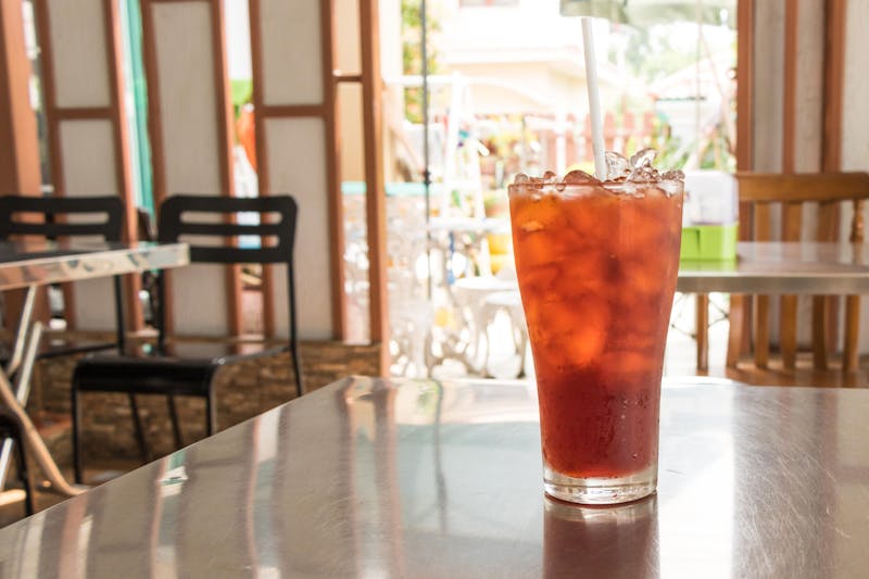Sweet Iced Tea - glass of iced tea